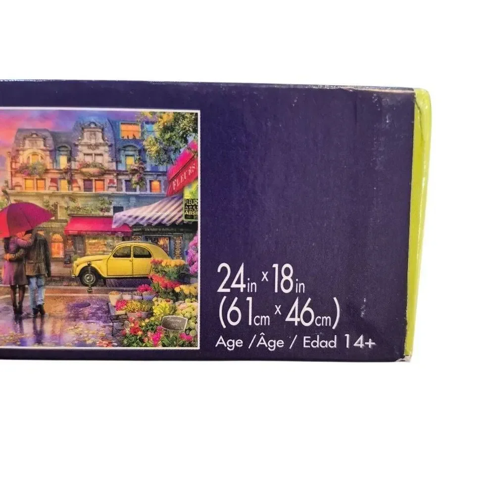Buffalo Games - Cities in Color - Raining in Paris - 750 Piece Jigsaw Puzzle NEW